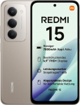 XIAOMI Redmi 15, nutitelefon 6+128GB, 6,9-tolline FHD+ 144Hz DotDisplay, Snapdragon 685, 50MP AI Dual Camera, 7000 mAh aku, Hall