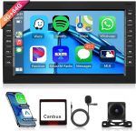 8 Core 4G + 64G Wireless Carplay Android 13 Autoradio 2 DIN VW T5 Golf 4 Bora Polo MK5 Passat B5 Jetta Peugeot 307 7-tolline autoraadio koos Android auto navigatsiooniga GPS WiFi Bluetooth FM/RDS/SWC tagurduskaameraga