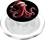 Ocean Octopus Kost&uuml;m mit Weihnachtsmann-Liebhabern PopSockets PopGrip f&uuml;r MagSafe