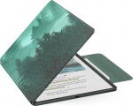 MoKo magnetiline &uuml;mbris uuele 11-tollisele Kindle Scribe 2025 (3. Gen) & Kindle Scribe Colorsoft 2025 (1. Gen) - Slim Folio Premium PU nahast &uuml;mbris koos pliiatsi sulgemisega ja automaatse uinumise &auml;ratusega, Green Forest