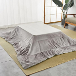 Placemat nelja madala lauaga, k&uuml;tmine talvel, k&uuml;tte laud koju, Tatami teelaud, puidust laud saab kokku panna (v&auml;rv : Hall, suurus : 120*80*45cm)
