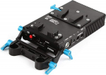 Fotga DP500III V Mount Battery Plate Adapter Charger Power Splitter for Standard V Mount Battery DSLR Mirrorless Video Camera Monitor Recorder