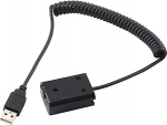 Fotga toiteadapteri kaabel USB pistikupesa dekodeeritud dummy aku NP-FW50 Sony A7/7R/7S A7II A7RII A7SII A6000 A6100 A6300 A6400 A6500 DSC-RX10 II III IV akupank V Mount akuplaat