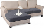 Granbest Premium vetth&uuml;lgav 3 sektsioonilise diivani istmepadja katte Chaise Lounge diivanikaitsja L-kujulisele diivanile (2 istekohta + Chaise, hall).