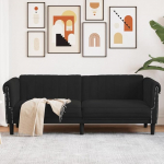 Rantry must sametist 3-kohaline diivan m&ouml;&ouml;bel Dekoratsioon Aed diivan voodi elutuba diivanid diivanid v&auml;ljas elutuba patio v&auml;ljas