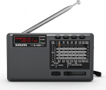 XHDATA D368 V&auml;ike raadio Nostalgia akuradio Mini kaasaskantav raadio Bluetooth transistorraadio FM AM SW raadio TF MP3 taasesitusega