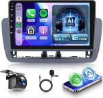 8 Kerne 6G+128G 9" Android Autoradio f&uuml;r Seat Ibiza 2012-2015 Wireless Carplay Android Auto AI-Mikrofon-Rauschunterdr&uuml;ckung Mirror Link Bluetooth FM/RDS/EQ/DSP WiFi GPS Lenkradsteuerung R&uuml;ckfahrkamera