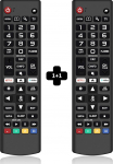 【2 Pack】Vahetuskaugjuhtimispult LG TV Remote AKB75095307 universaalne LG Smart TV Remote AKB75375604, AKB75675304, &uuml;hildub k&otilde;igi mudelitega LCD, LED, OLED, 3D, HDTV