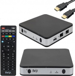 TVIP S-Box v.605 4K HEVC HD Android 6.0 Linux Multimedia Stalker Streamer 1GB RAM + 8GB eMMC, MicroSD kaart, EXT.IR Sisaldab 5GHz WiFi