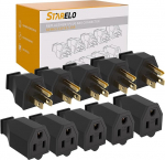 STARELO pikenduskaabli otsad 125V 15A 2 Pin 3 Core mees ja naine sirge tera pistik asendus pikenduskaabli ots (mees ja naine, 5 komplekti)