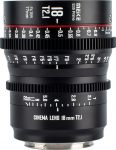 Meike 18 mm T2.1 S35 Wide Angle Lens: Fixed Focal Length 18 mm, T2.1, S35 Sensor Cover, 10 Groups, 15 Elements, Metal, Compact, Ideal for Video, EF & PL Mount