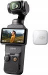 DJI Osmo Pocket 3 + Mic Mini Transmitter (Polar White), Vlogimise kaamera, traadita mikrofon, detailne heli, OsmoAudio, aktiivne m&uuml;rasummutus, automaatne piiramine