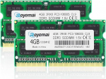 DUOMEIQI 8GB 4GBx2 PC3-10600S DDR3 1333 RAM 2Rx8 204pin 1.5V CL9 4GB Aggiornamento di Memoria per Early/Late 2011 13/15/17 Inch MacBook Pro met&agrave; 2010 e Mid/Late 21 5/68 6 pollici Mac Met&agrave; 2011 Mac Mini