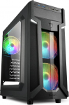 Sharkoon VG6-W RGB Must Mid Tower Case (M-ITX/M-ATX/ATX)