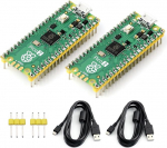 Waveshare Pi-Pico-2-M, pisike kiire mikrokontrolleri tahvel koos paindlike digitaalsete liideste RP2350 kiip kahetuumalise ja kahe arhitektuuri disainiga 4MB v&auml;lkm&auml;lu tugi C/C++/MicroPython Pack of 2