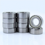 Pakend 10 687ZZ minikuulipilduja 687Z P0 Kroomterasest kuullaagrid 7 x 14 x 5 mm, v&auml;ike laager (500 tk)