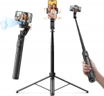 Rollei Easy Creator Gimbal AI Tracking 360 automaatse n&auml;o j&auml;lgimisega Selfie Stick koos kaugjuhtimispuldiga Mobiiltelefonide statiivid Video Stabilisaator filmimiseks Live Streaming Video Recording Vlogi jaoks