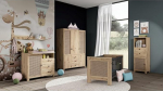 M&auml;usbacher Colin Baby Room 8-Piece in Branded Oak Viennese Wicker with Mattress