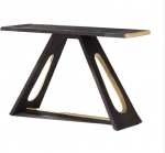 Konsolentische f&uuml;r den Flur, schmaler Konsolentisch aus Massivholz, 51,18 Zoll Eingangstisch, schmaler Vintage-Sofatisch f&uuml;r den Flur, hinter der Couch, Wohnzimmer, Foyer