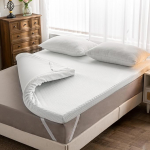 Memory Foam Mattress Topper Single 7.5cm Thick Mattress Topper for Back Pain Relief with Washable Bamboo Cover (Single, 90 x 190 cm)