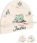 B&auml;renfreunde&reg; - Isikup&auml;rastatud Tonie riiul lastetuppa - Magnetiline Toniebox riiul Tonieboxile ja figuuridele &uuml;mardatud nurkade ja servadega (draakon)