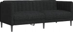 Diivan 2-kohaline must kangas kokkupanek Diivanid Mugav mini diivan