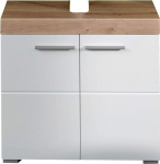 trendteam Amanda Smart Living Vannitoa valamu-alune kapp 60 x 56 x 34 cm, kus on palju hoiuruumi