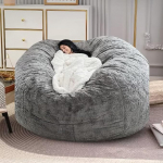 LCYFBE Bean Bag Tool Cover (ainult kate, ilma t&auml;itematerjalita), pehme kohev PV Velvet, pestav, Lazy Diivan Duvet Cover, elutuba, magamistuba, v&auml;lism&ouml;&ouml;bel (150 x 75 cm)