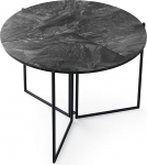 Mesa de comedor, 100% Tablero de aglomerado rechapado en melamina, color anthracita