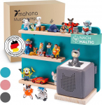 mahona Tonie riiul - &uuml;hildub Tonieboxi ja Tonie figuuride hoidmisega - ruumi kuni 27 figuurile - Tonieboxi riiul t&uuml;drukutele ja poistele - seinariiul lastetoas - Tonieboxi stardikomplekti tarvikud