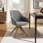 Zouron kaasaegne s&ouml;&ouml;gitoatool, hall, sametiga polsterdatud tool, k&auml;etugi, k&ouml;&ouml;gitool, t&auml;ispuidust jalad, maksimaalne koormus 130 kg (hall, samet, t&auml;ispuidust jalad, 1 tk)