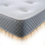 Starlight Beds Euro Memory Foam madrats Small 80 x 200 cm koos riputusega K&auml;sitsi tupsutatud halli v&auml;rvi (Euroopa v&auml;ike &uuml;heinimese madrats)