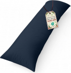 Utopia Bedding Kaelapadi, 40 x 145 cm t&auml;ispadi, pehme &otilde;&otilde;nsate kiudude t&auml;idis, pikk raseduspadi raseduse ja k&uuml;lgmiste magajate toetamiseks (merev&auml;e sinine)