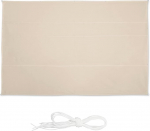 Relaxdays Rectangular Sun Sail 5 x 7 m (W x D) Water-Repellent UV Resistant with Tension Ropes Patio Balcony Beige