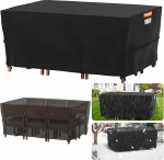 WARMTUYO Cover Garden Furniture Winterproof Garden Furniture Cover Veekindel kaitsev kate Anti-UV 420D Oxford kangas Presenter Garden Furniture for Garden Tables Patio Furniture Outdoor Table 242