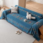 Treer Chenille diivanitekk tupsuga, boheemlasliku stiili diivanitekk diivanitekk L-kujuline nurgadiivan p&ouml;&ouml;ratav diivanitekk diivanitekk diivanitekk tugitoolitekk 1 2 3 4-kohaline (180 x 180 cm,