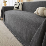 Diivanikate 2025 Universaalne libisemisvastane diivanipesu, diivani kaitsev kate 1/2/3/4 istekohaga elutuppa, tumehall diivanikate