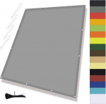 Markiisikangas, p&auml;ikesekaitse aed koos k&ouml;iega, markiis veekindel koos aasadega, ruudukujuline PES pol&uuml;estrist p&auml;ikesekaitse aedade, telkimise ja vaba aja veetmise jaoks, hall, 2 x 2,5 m.