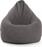 mokebo&reg; XXL Corduroy Bean Bag lastele ja t&auml;iskasvanutele antratsiidis "The Daydreamer", EPS helmet&auml;idisega siseruumides kasutatav Bean Bag, p&otilde;randapadi, pehme ja pehme, istmepadi, lamamispadi, siseruumides kasutatav istmepadi.