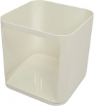 Kartell 497903 Componibili moodulelement ilma ABS-ukseta Ristk&uuml;likukujuline l&auml;bipaistmatu 38 x 38,5 x 38 cm Valge