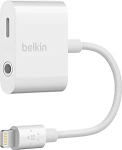 Belkin 3,5 mm Audio + Charge Rockstar (iPhone Aux adapter/iPhone laadimisadapter iPhone XS, XS Max, XR, 8/8 Plus ja muudele)