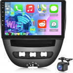 [2+64G] Android 13 autoraadio Peugeot 107 / Citroen C1 / Toyota Aygo 2005-2014 juhtmevaba Carplay & Android Car - 10.1-tolline puuteekraaniga autoraadio WiFi GPS DSP SWC + AHD tagantvaate kaameraga