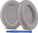 SOPROM asendusk&otilde;rvapadjad Bose QC Ultra/New QuietComfort Ultra (2nd Gen) juhtmevabadele k&otilde;rvaklappidele Asendusk&otilde;rvapadjad pehmema valgulise nahaga, k&otilde;rgekvaliteediline m&uuml;raeristav vaht - liivakivi