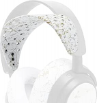 WC HeadbandZ Arctis Nova V2 - t&auml;iustatud lai silikoonist peapael, mis &uuml;hildub Wicked Cushions Arctis Nova k&otilde;rvaklappidega | Laiem kaalujaotus disain | Kuldne marmor