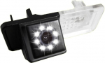 8 LED &ouml;ine n&auml;gemine: Kvaliteetne numbrim&auml;rgivalgusti tagurduskaamera, veekindel laia nurga all, asendus Smart R300/R350/Smart Fortwo Cabrio Coupe Carossblade W450 W451 W453 2004-2019 jaoks