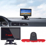 7-tolline LCD-monitor + pidurituled tagurduskaamera Transpordiakna veekindel parkimiskaamera tagurduss&uuml;steem Toyota ProAce 2/Verso/Citroen Dispatch/Space Tourer/Jumpy 3/Peugeot Traveller/Expert 3 jaoks