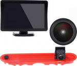 4,3-tollise LCD-monitoriga, Super HD 1280p auto kolmas katusealune pidurituli tagantj&auml;rele tagurduskaamera Renault Kangoo II 2007-2021/Mercedes Ben Citan Tourer W415 Micro Camper 2012-2021 jaoks