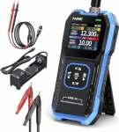 FNIRSI HRM-10 aku tester sisemise takistuse ja pinge tester, Milliohm Meter 100V, 200&Omega;, auto aku tester, AAA, AA ja k&otilde;igi akut&uuml;&uuml;pide tester, kodumajapidamises kasutatav akuanal&uuml;saator