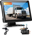 Hodozzy traadita p&auml;ikesekaamera, 10,1-tolline IPS puuteekraaniga monitor koos loop-salvestusega, 10000 mAh tagurduskaamera pimedate kohtade hoiatusega, peegli tagurdamine, veekindel, &ouml;ine n&auml;gemine, C-t&uuml;&uuml;pi tagurdusliiniga