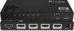 FeinTech SP410 HDMI 2.1 Splitter 1 in 4 Out - 4K 120Hz 8K VRR ALLM, Splitter koos Downscaleriga 4 monitorile, CEC Pass, &uuml;hildub HDCP 2.3, HDR, Dolby Visioniga